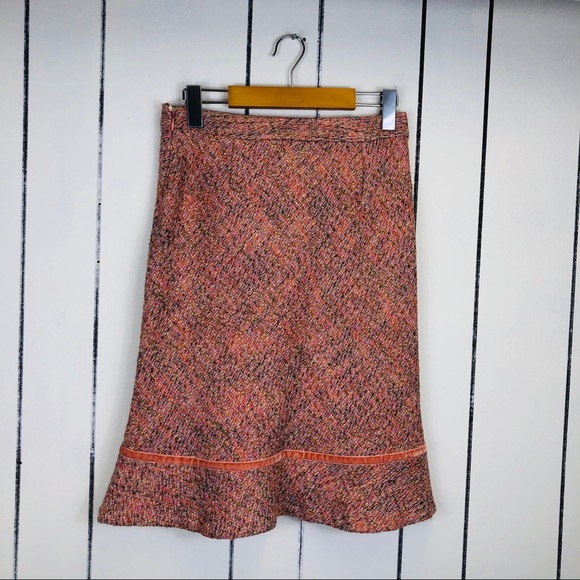 Gap Wool Tweed A-Line Skirt Sz 0 - Picture 5 of 11